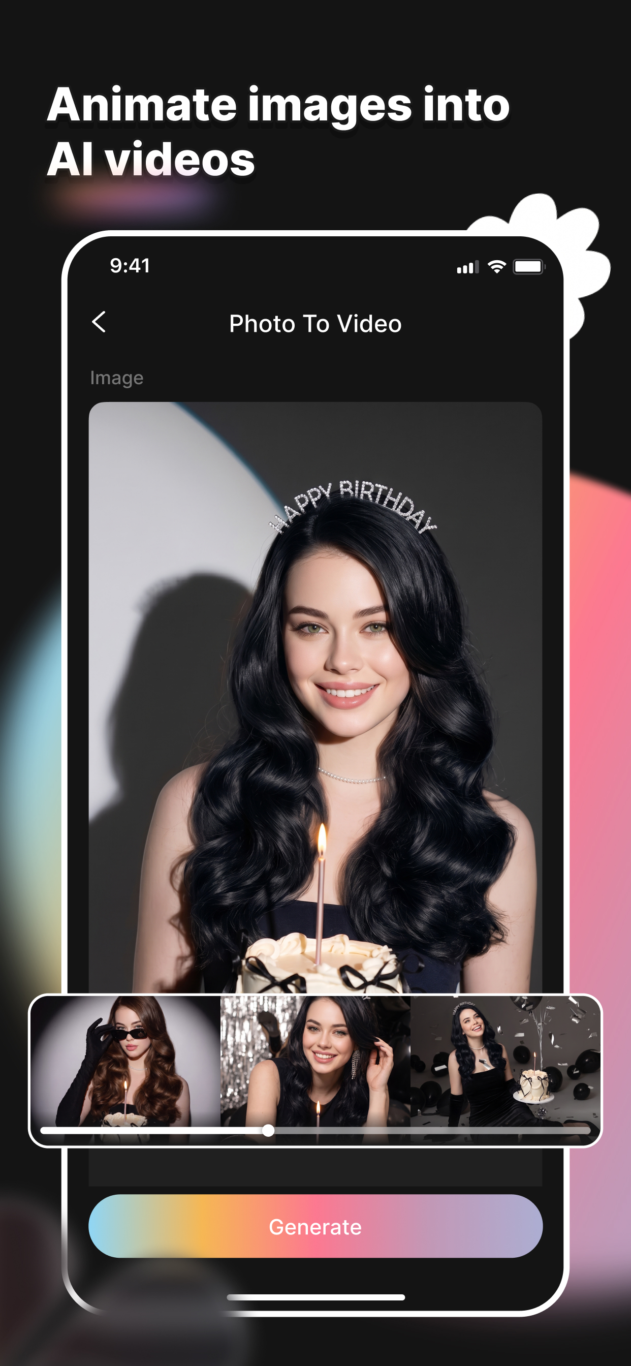Animate images into AI videos
